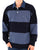 Benetton Striped Rugby Polo Top Blue