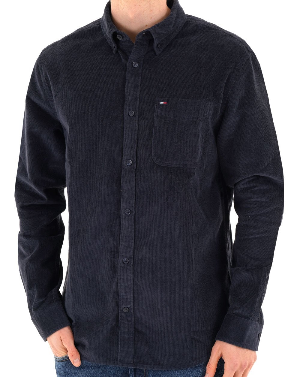 Tommy Jeans Corduroy Shirt Dark Navy