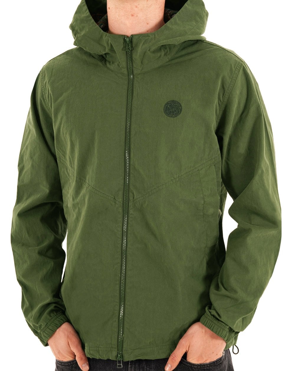 Hübsche grüne Kapuzenjacke aus Feltham, Khaki