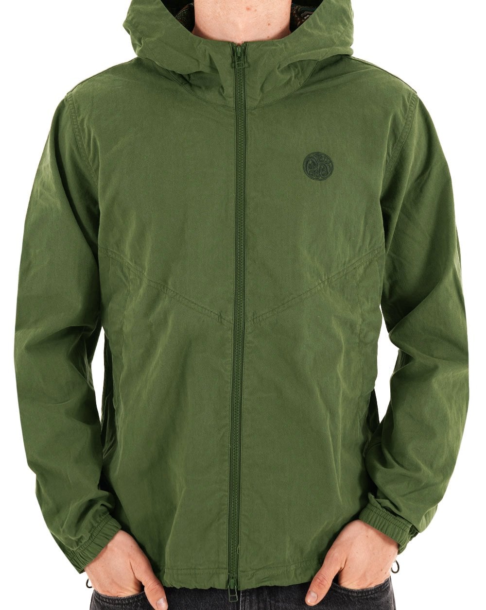 Hübsche grüne Kapuzenjacke aus Feltham, Khaki