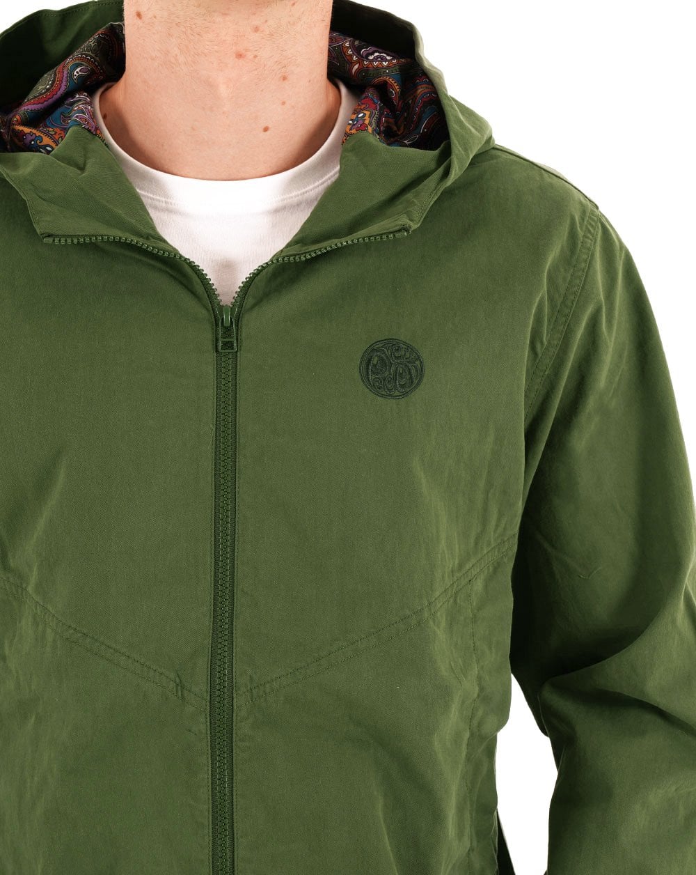 Hübsche grüne Kapuzenjacke aus Feltham, Khaki