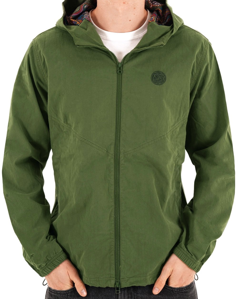 Hübsche grüne Kapuzenjacke aus Feltham, Khaki