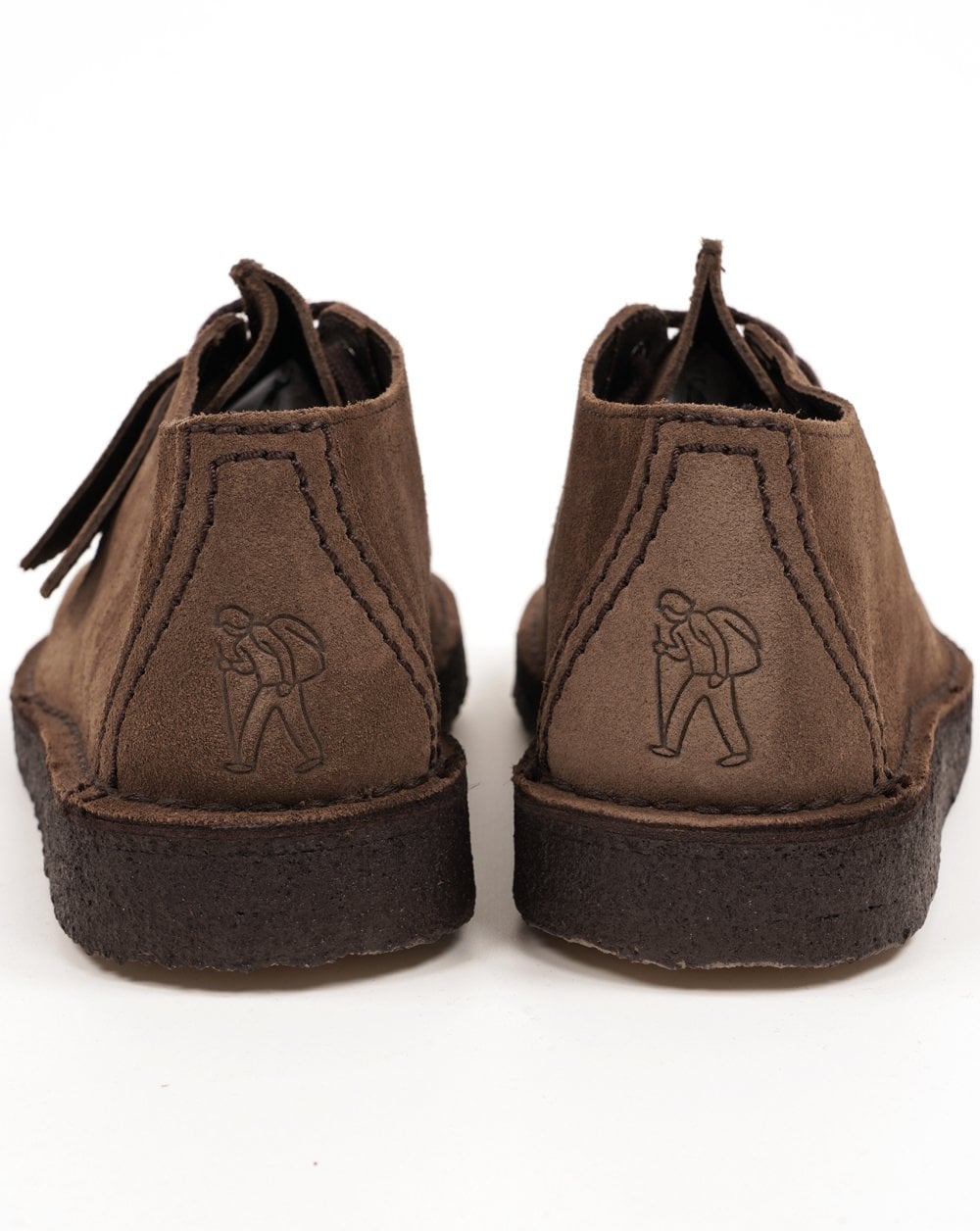 Clarks Originals Desert Trek Schuhe aus braunem Wildleder