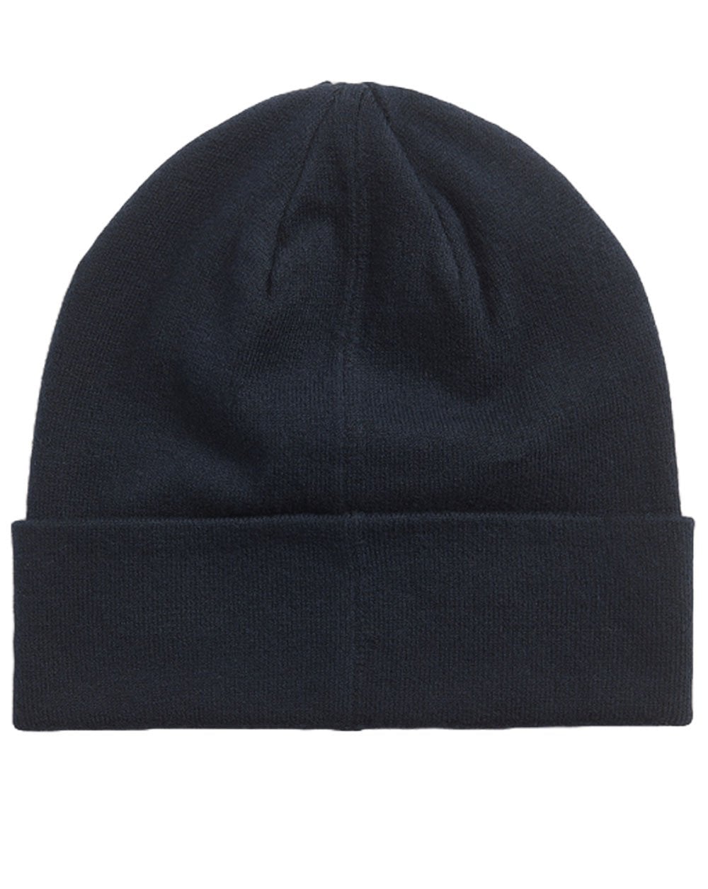 Lyle & Scott Baumwoll-Merino-Mütze Dunkelblau
