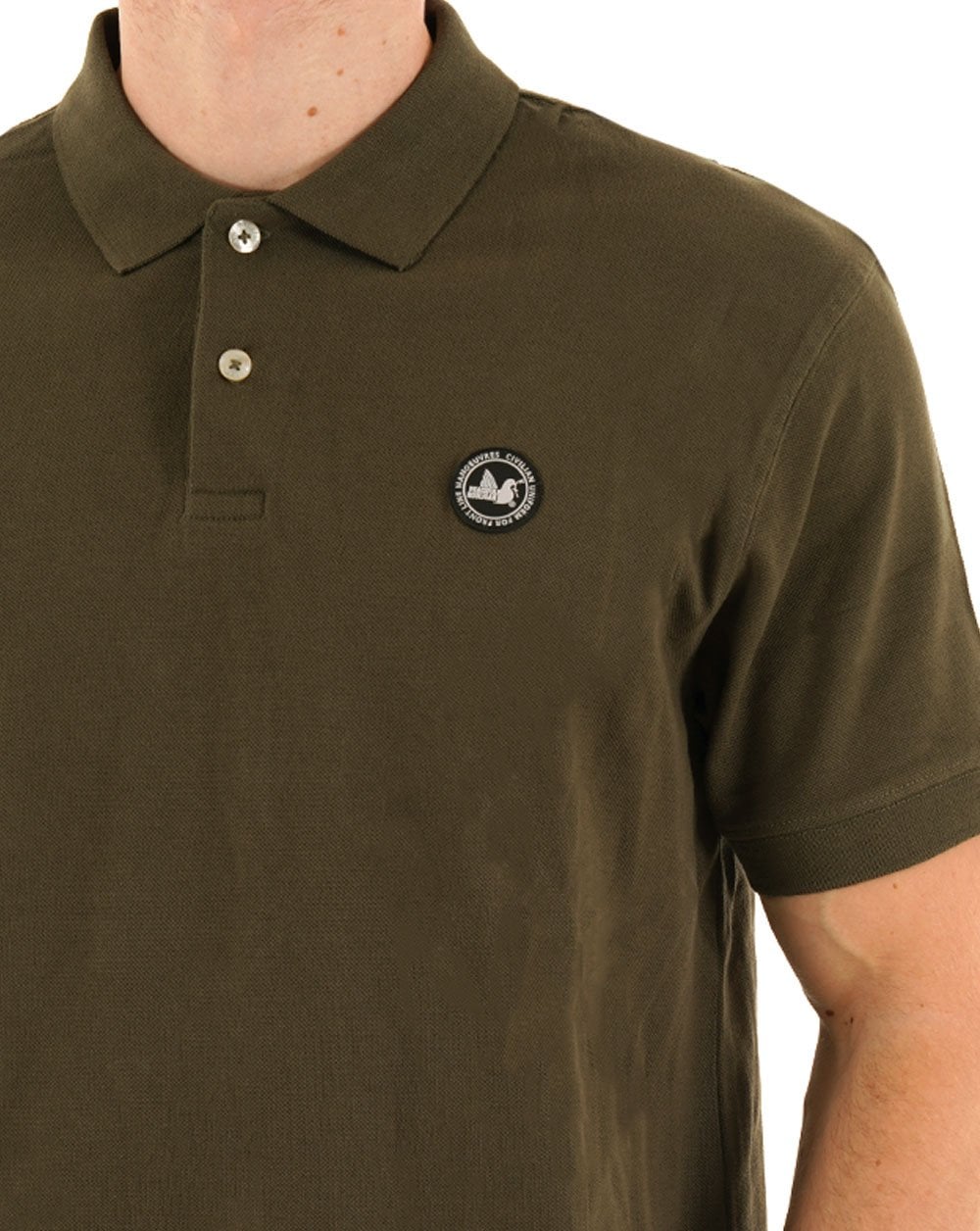 Friedlicher Hooligan Cash Polo Olive