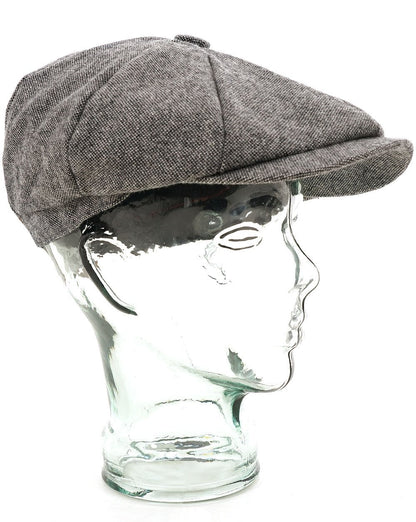 Heritage Traditions Baker Boy Cap, grauer Twill