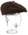 Heritage Traditions Peaky Stud Herringbone Tweed Cap Brown