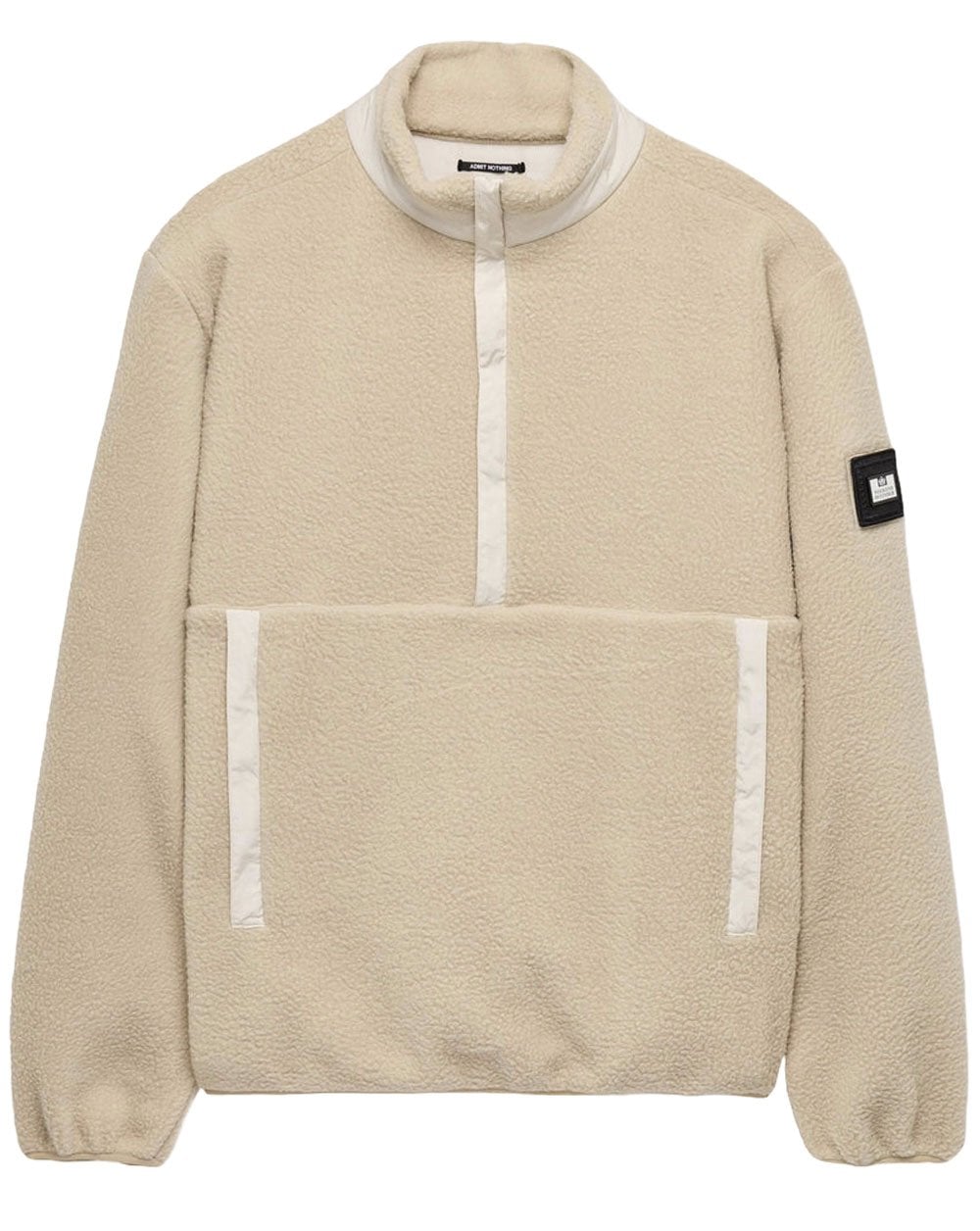 Weekend Offender Viertelreißverschluss Sherpa Fleece Calcium