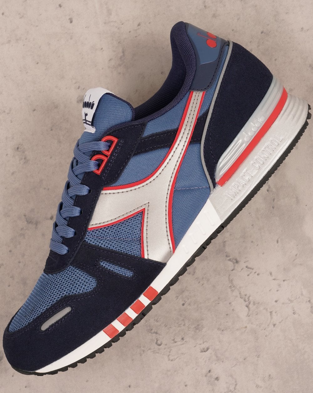 Diadora Titan Trainer Marineblau Silber