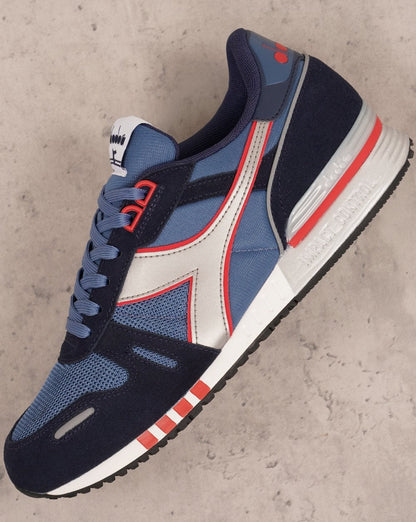 Diadora Titan Trainer Marineblau Silber