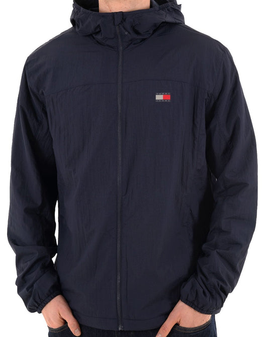 Tommy Jeans Fleecejacke Chicago, Dunkelblau