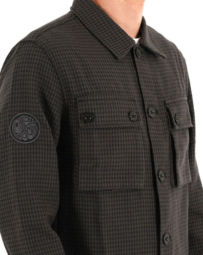 Hübsches grünes Kilburn-Overshirt, schwarz