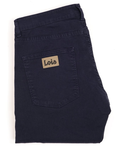 Lois Terrace Baumwoll-5-Pocket-Jeans, Neu Marineblau