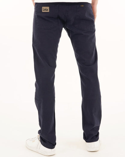 Lois Terrace Baumwoll-5-Pocket-Jeans, Neu Marineblau