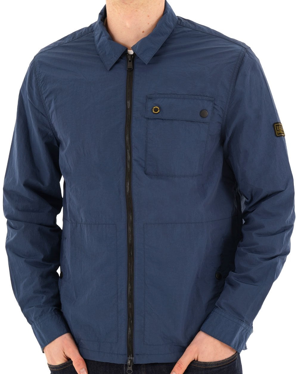Barbour International Inline Overshirt Insignia Blue
