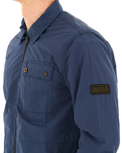Barbour International Inline Overshirt Insignia Blue