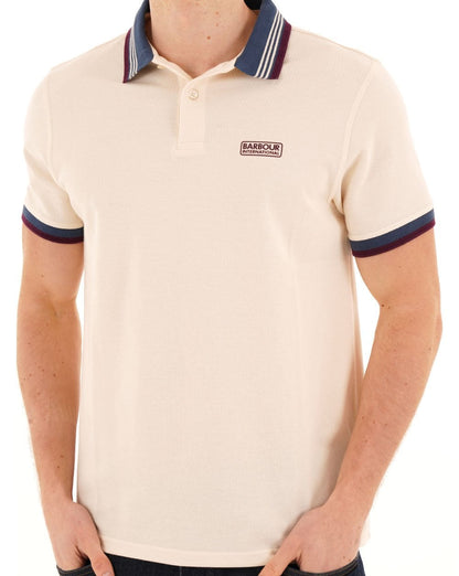 Barbour International Francis Polo Calico Weiß