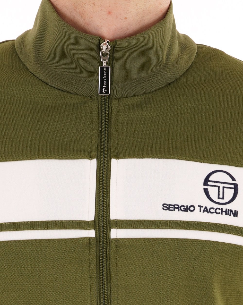 Sergio Tacchini Masters Trainingsjacke Khaki Gardenia