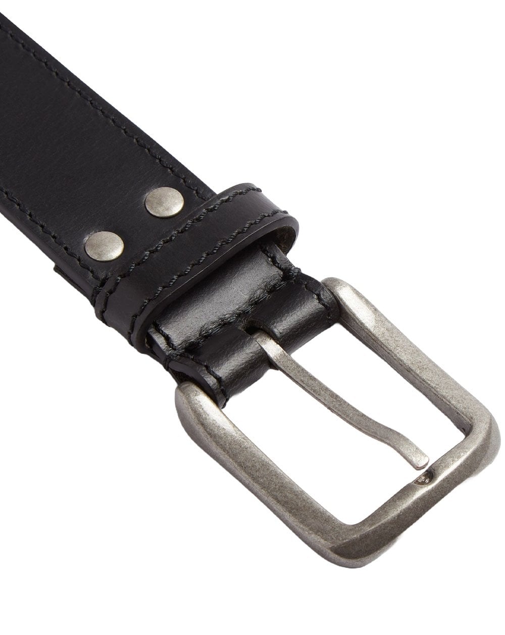 Lässiger Klassiker der 80er Jahre: Henry Ledergürtel, schwarz