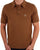 Gabicci Vintage Jackson Knit Polo Walnut