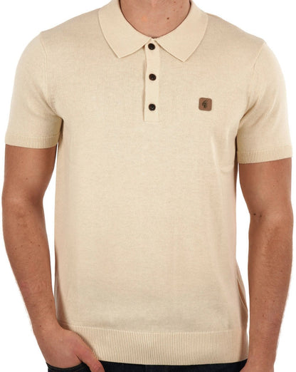 Gabicci Vintage Jackson Strickpolo Creme