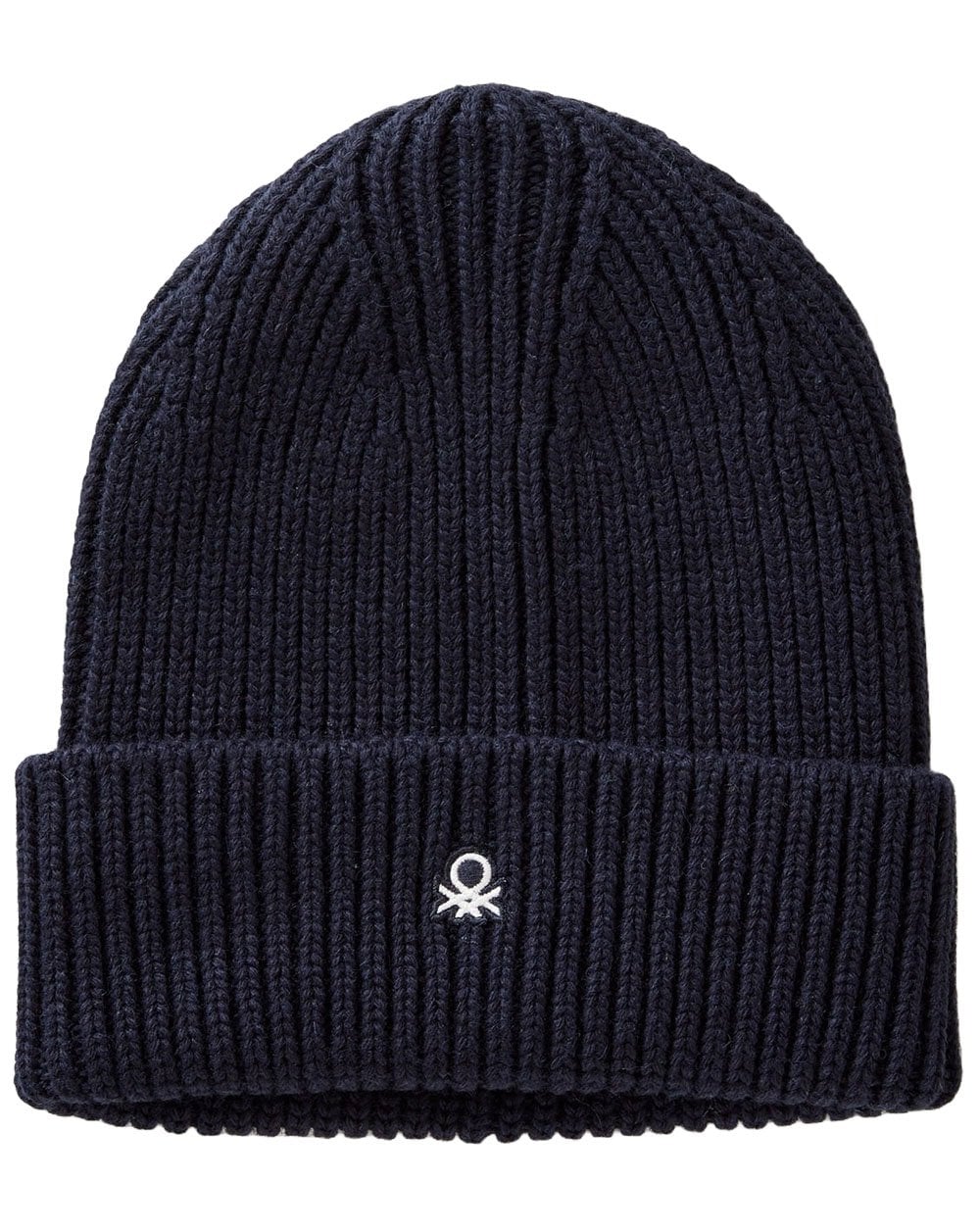 Benetton Wool Blend Beanie Navy