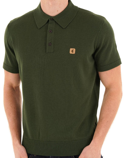 Gabicci Vintage Jackson Strickpolo Waldgrün