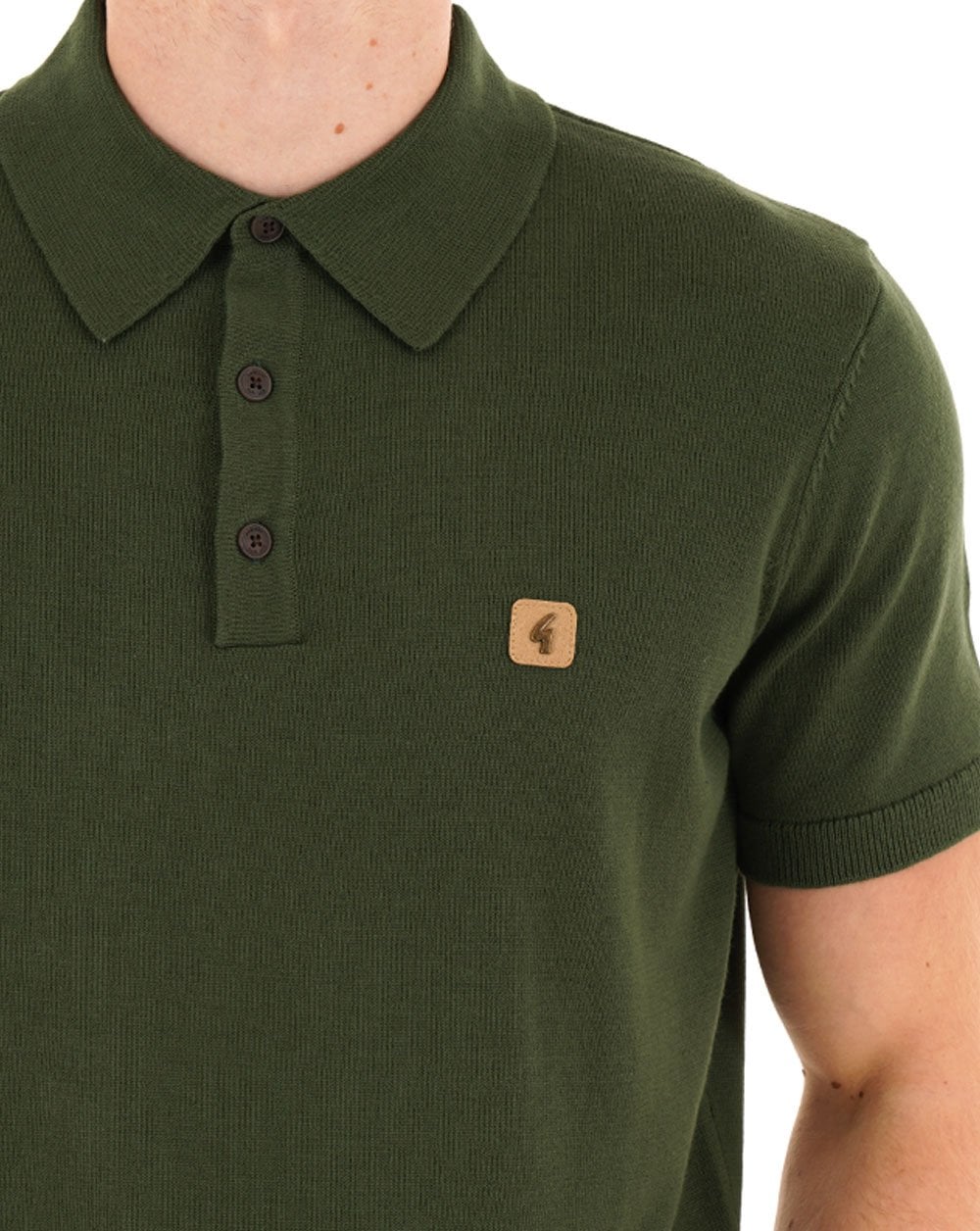 Gabicci Vintage Jackson Strickpolo Waldgrün