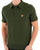 Gabicci Vintage Jackson Knit Polo Forest Green