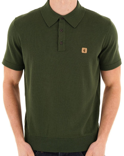 Gabicci Vintage Jackson Strickpolo Waldgrün