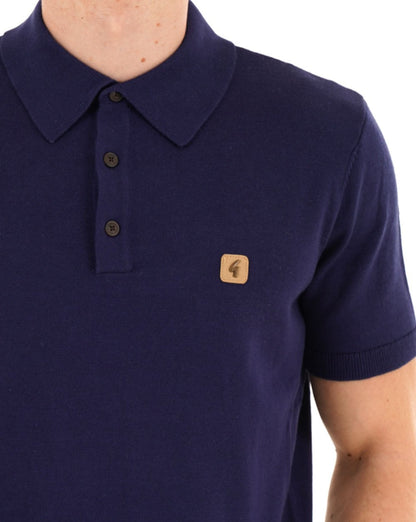 Gabicci Vintage Jackson Strickpolo True Blue