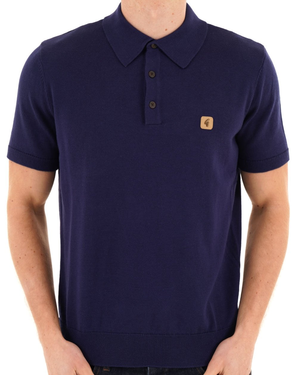 Gabicci Vintage Jackson Strickpolo True Blue