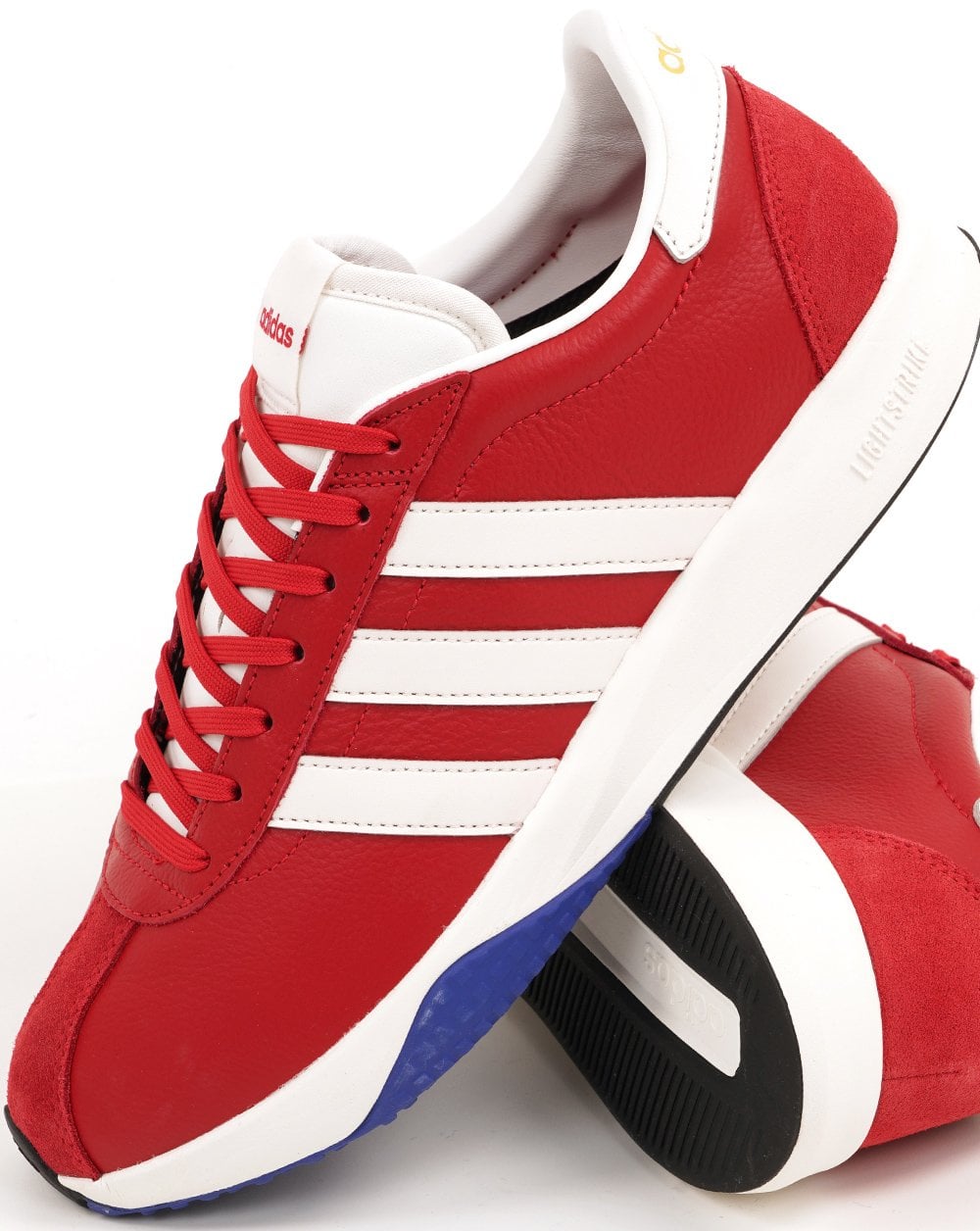 Adidas Run 76/26 Sneaker, Scharlachrot/Weiß/Blau