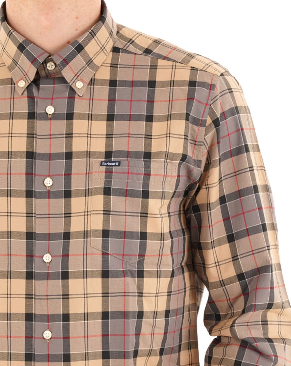 Barbour – Wetherham – Maßgeschneidertes Hemdkleid im Schottenmuster