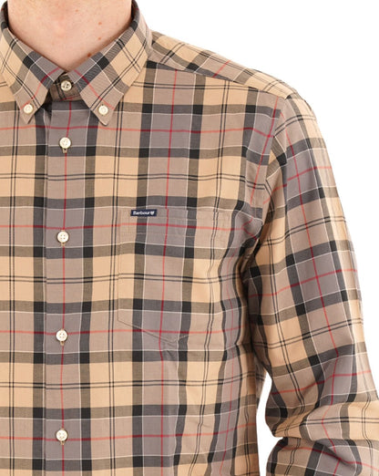 Barbour – Wetherham – Maßgeschneidertes Hemdkleid im Schottenmuster