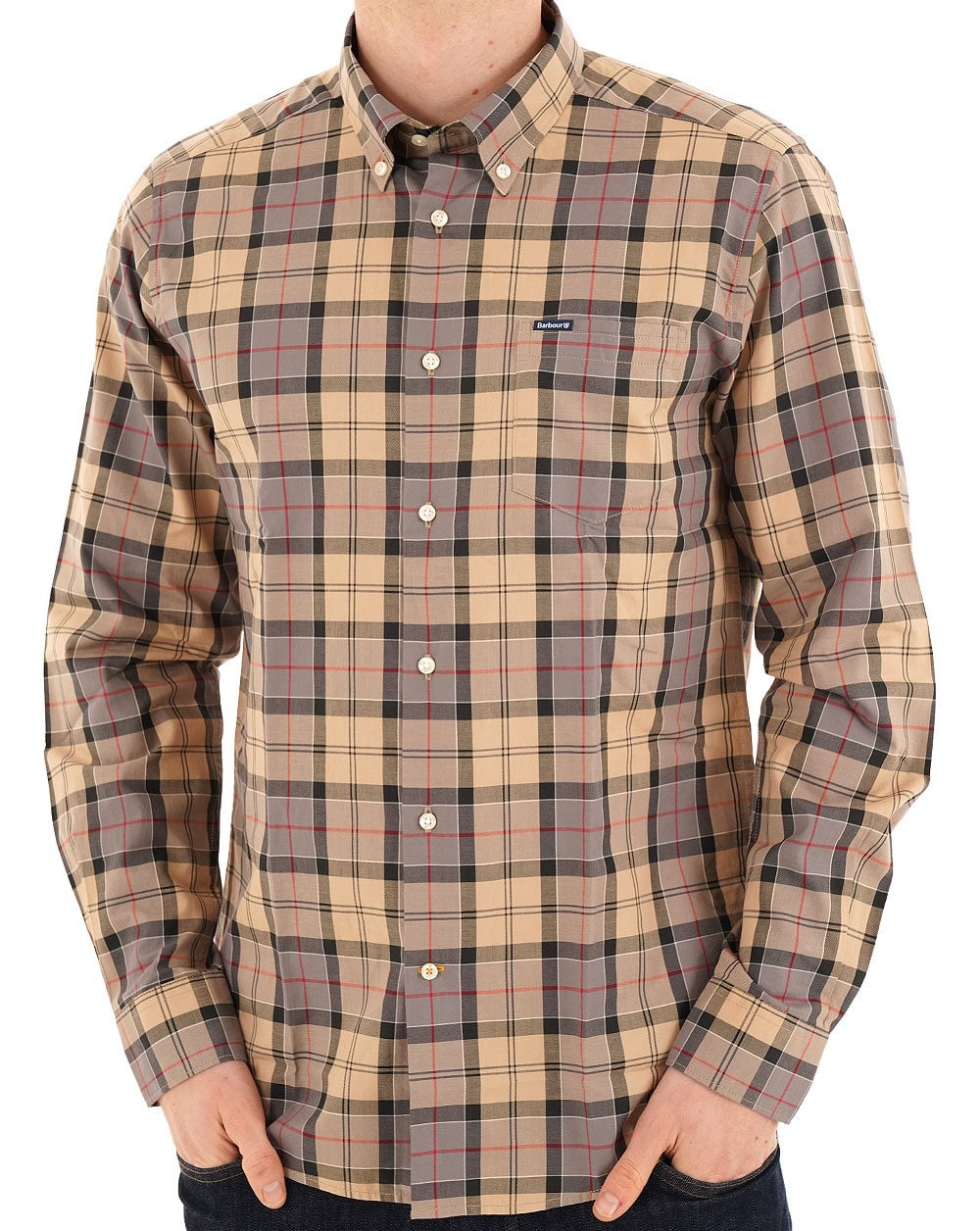 Barbour – Wetherham – Maßgeschneidertes Hemdkleid im Schottenmuster