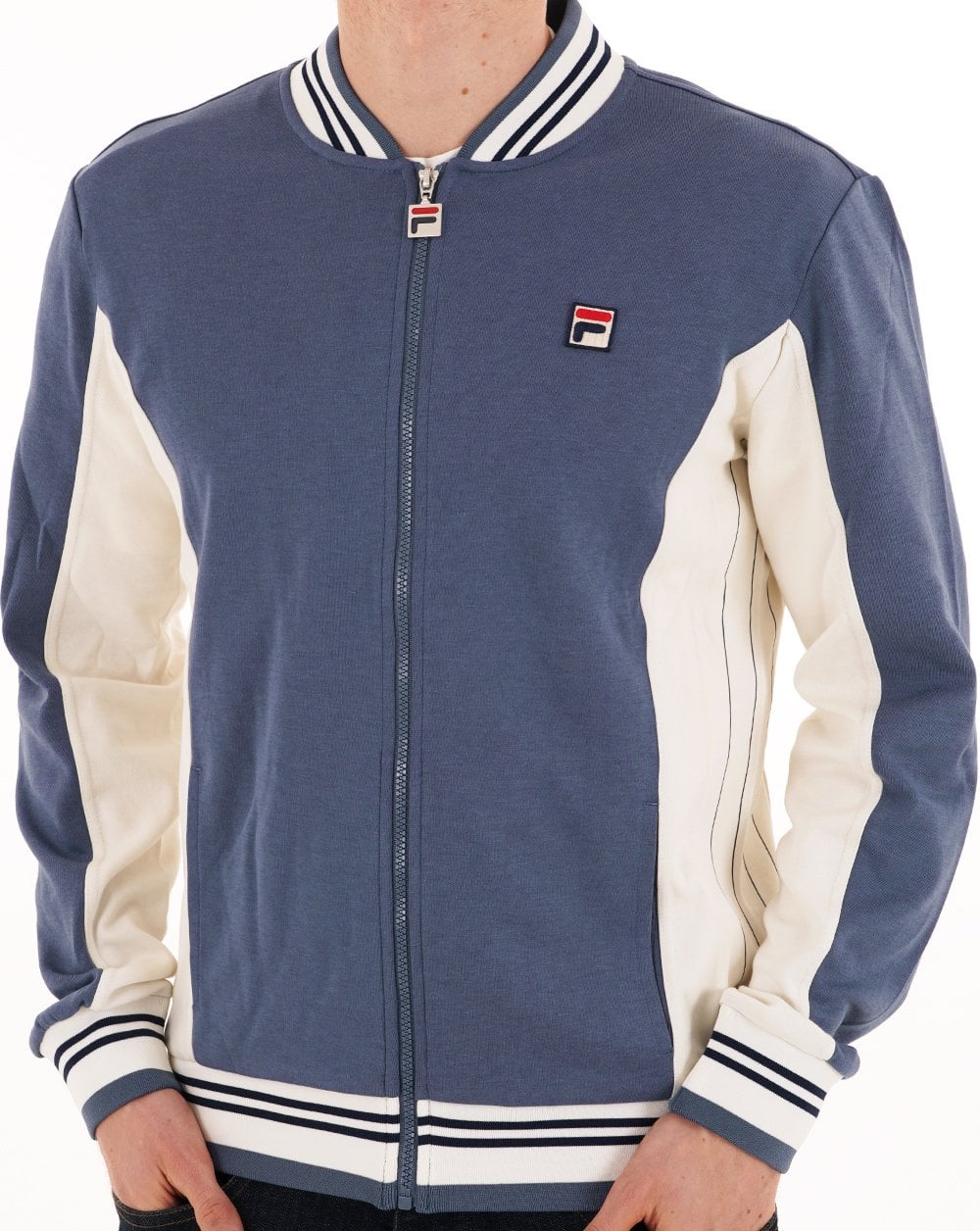 Fila Vintage Mk1 Settanta Track Top Indigo – Gardenia