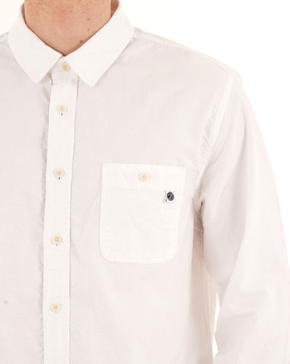 Pretty Green House Paisley Oxford-Hemd Weiß