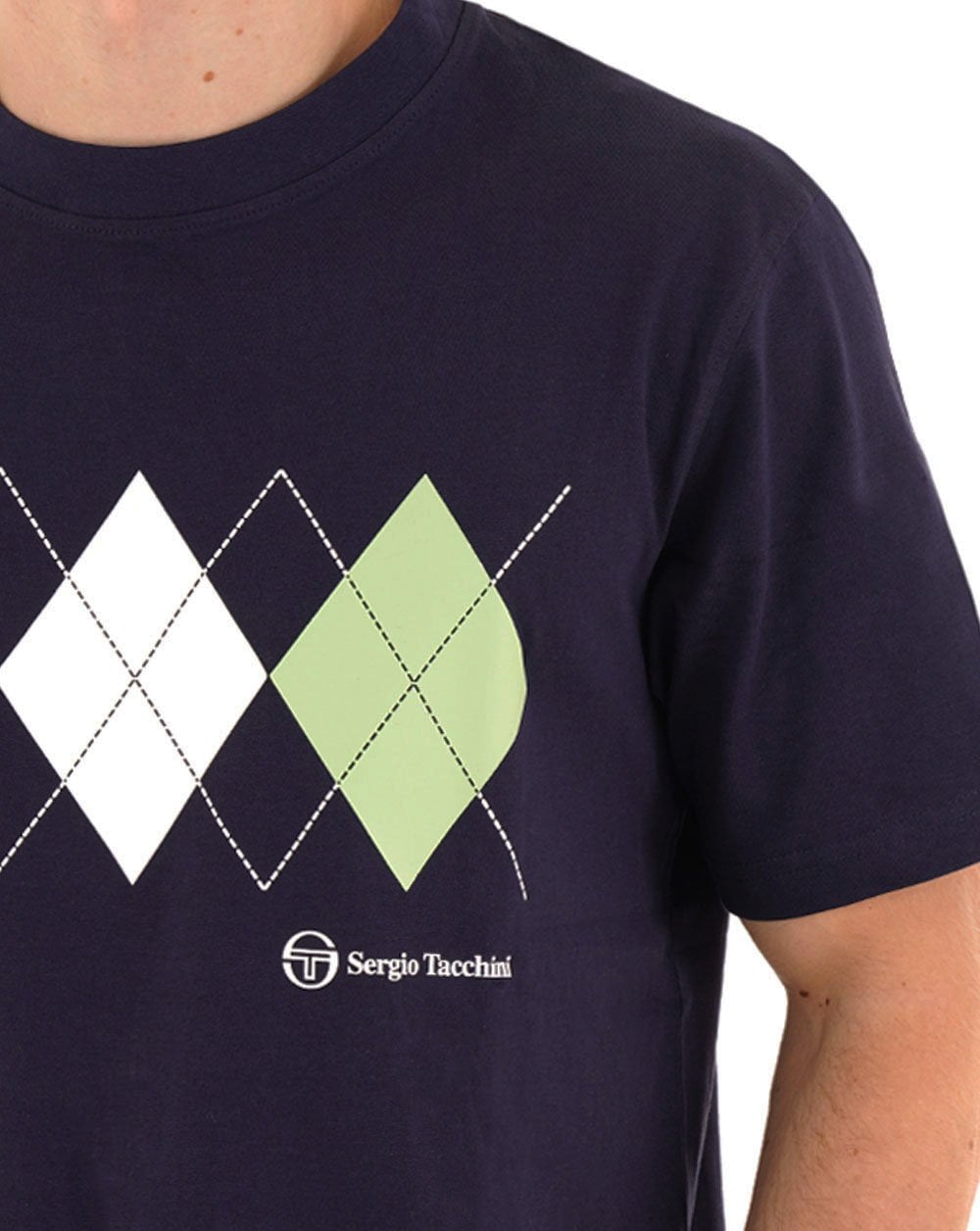 Sergio Tacchini Diamond T-Shirt Marineblau/Grün