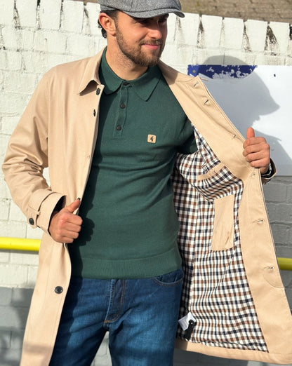 Gabicci Vintage Mac Stone Check Kragen