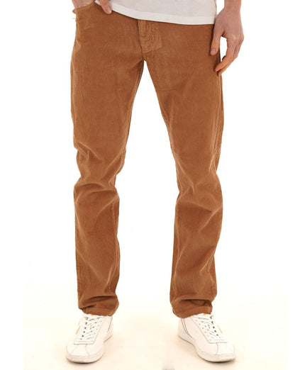 Benetton Cordhose Dunkelsand