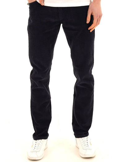 Benetton Cordhose Marineblau