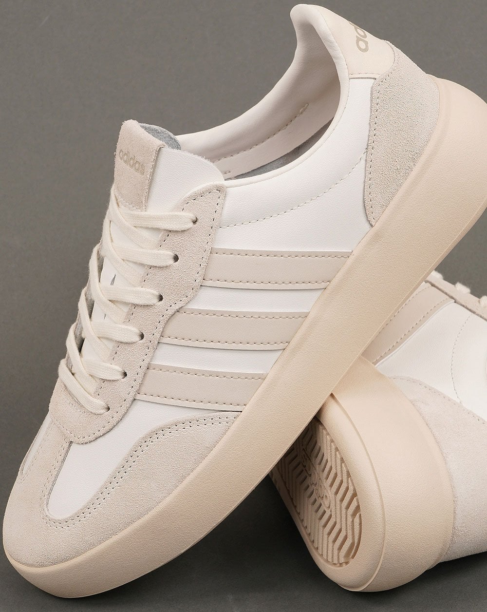 Adidas Barreda Lux Sneaker, Kreideweiß, Leder
