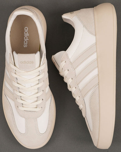 Adidas Barreda Lux Sneaker, Kreideweiß, Leder