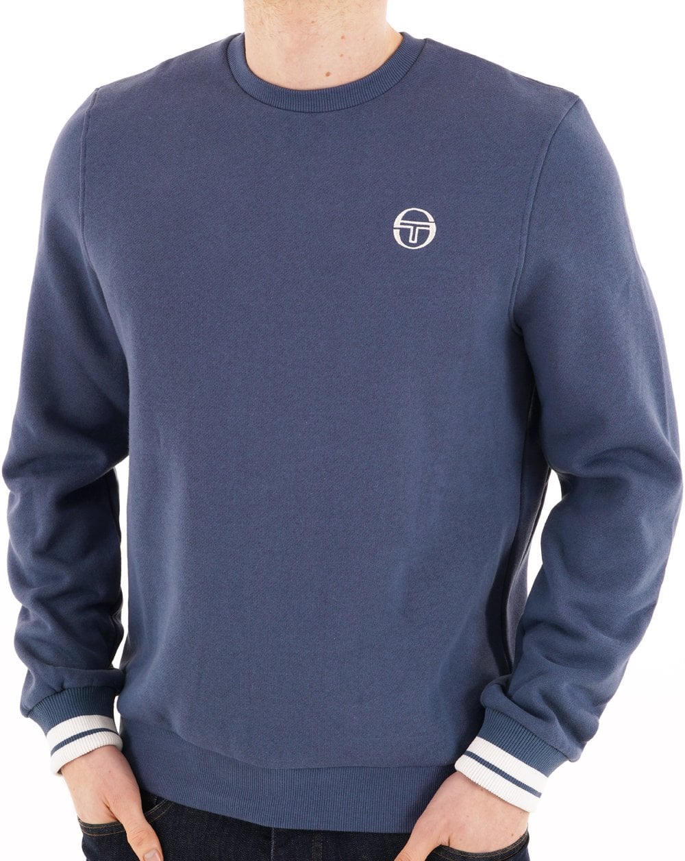 Sergio Tacchini Logo Sweat Vintage Indigo