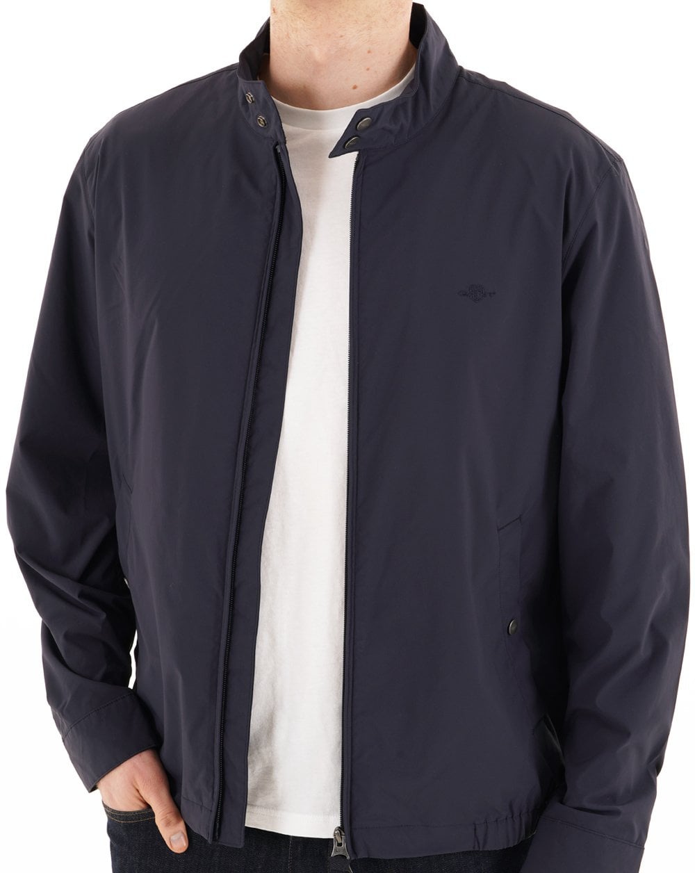 Gant Lightweight Harrington Jacket Navy Blue