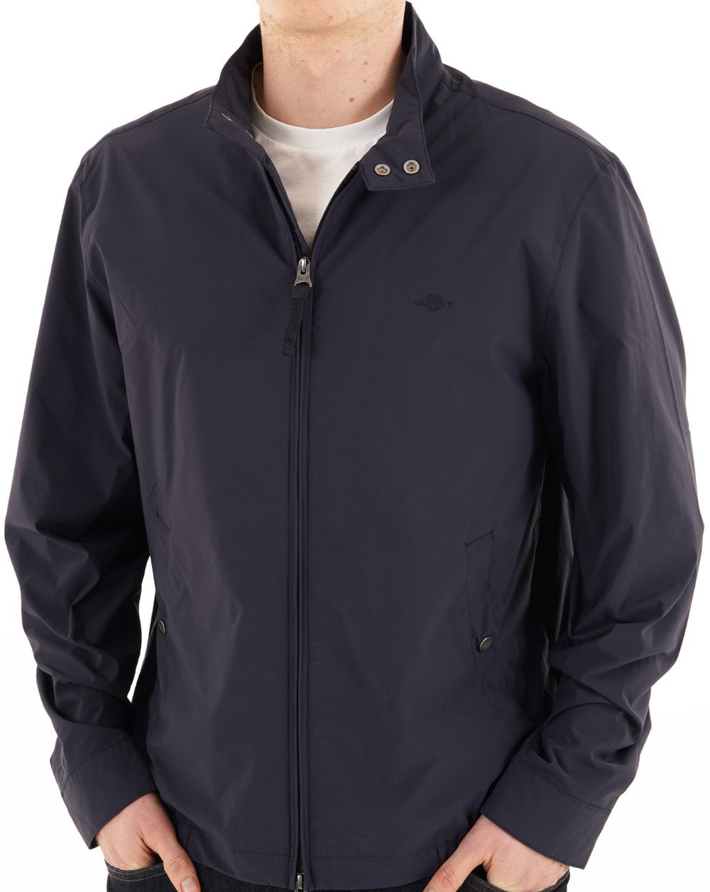 Gant Lightweight Harrington Jacket Navy Blue