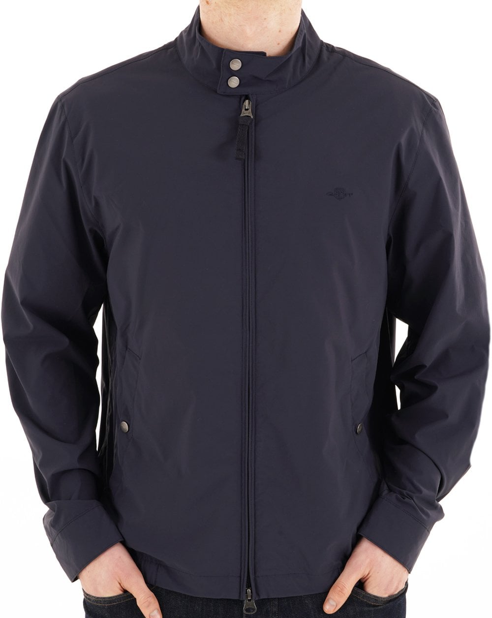 Gant Lightweight Harrington Jacket Navy Blue