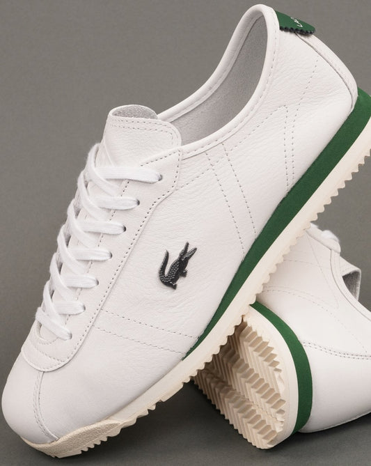 Lacoste Lacoste Club Low Leder-Sneaker Weiß/Creme