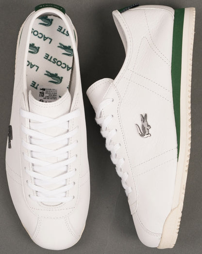 Lacoste Club Low Leder-Sneaker Weiß/Creme